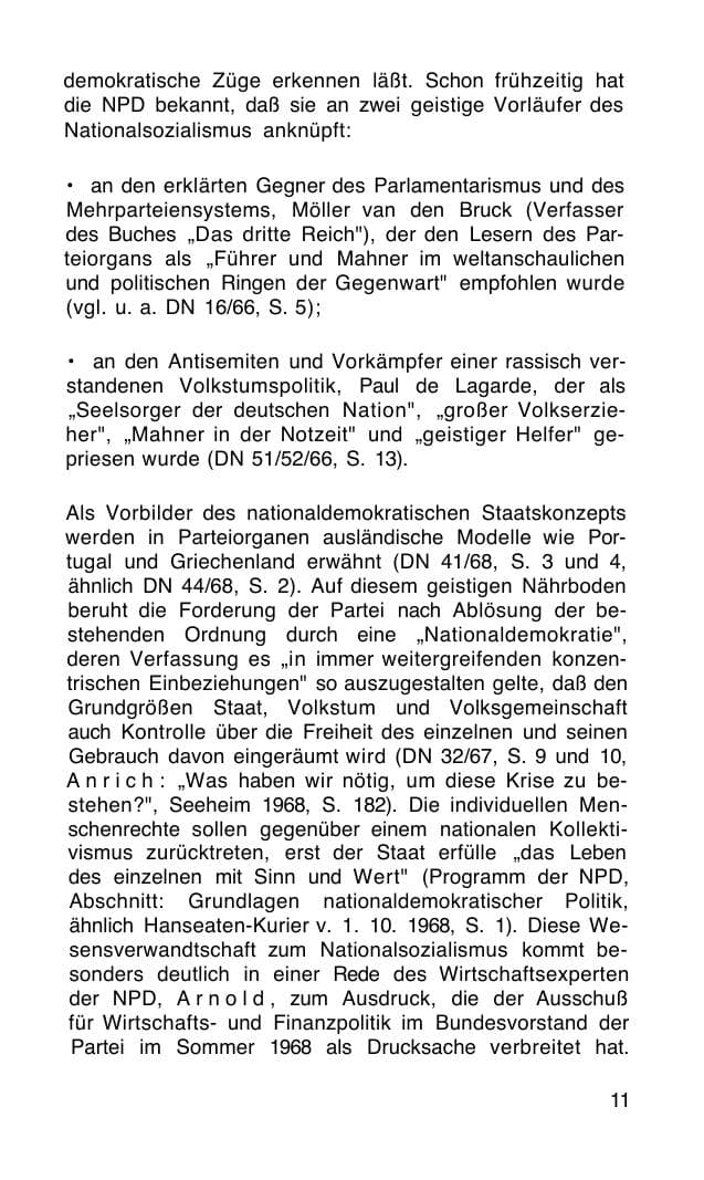 Seite 12 des Verfassungsschutzbericht 1968 Bund
