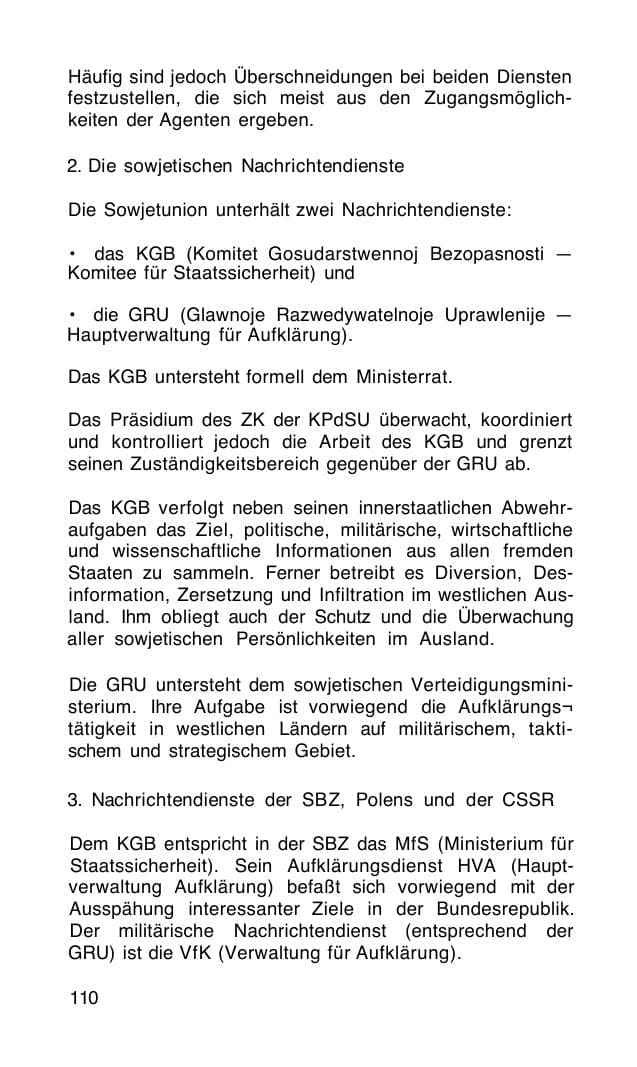 Seite 111 des Verfassungsschutzbericht 1968 Bund