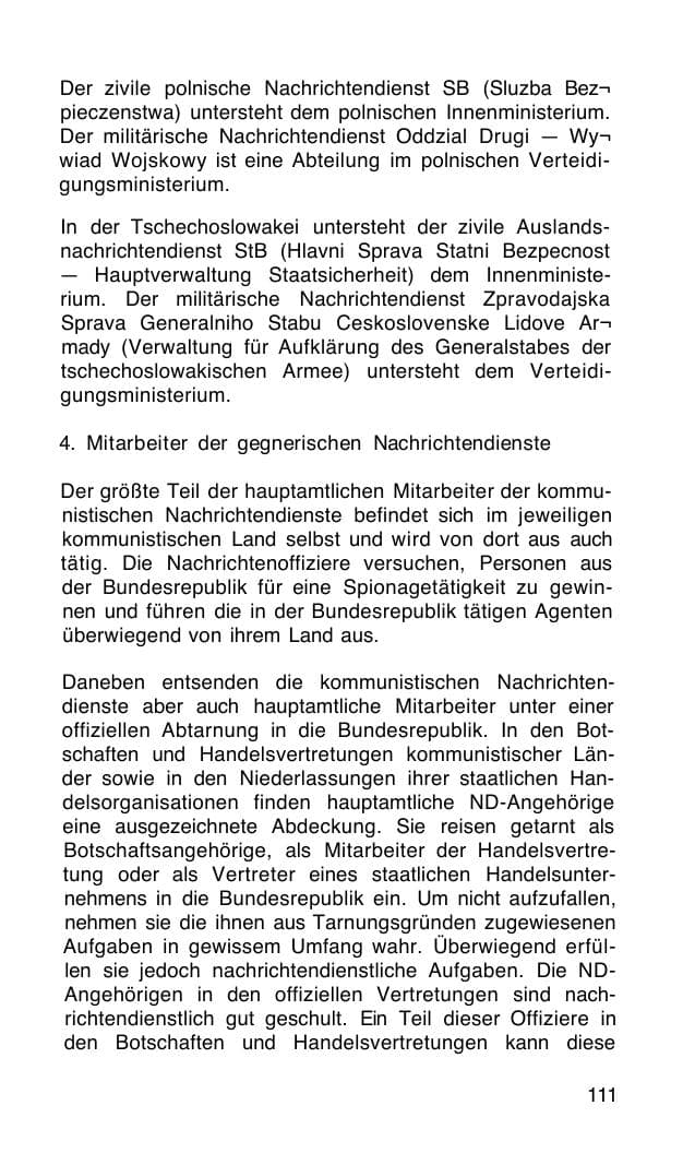 Seite 112 des Verfassungsschutzbericht 1968 Bund
