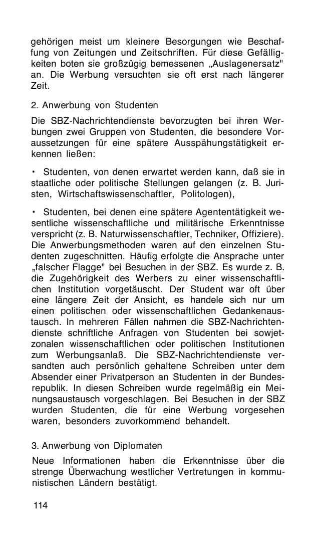 Seite 115 des Verfassungsschutzbericht 1968 Bund
