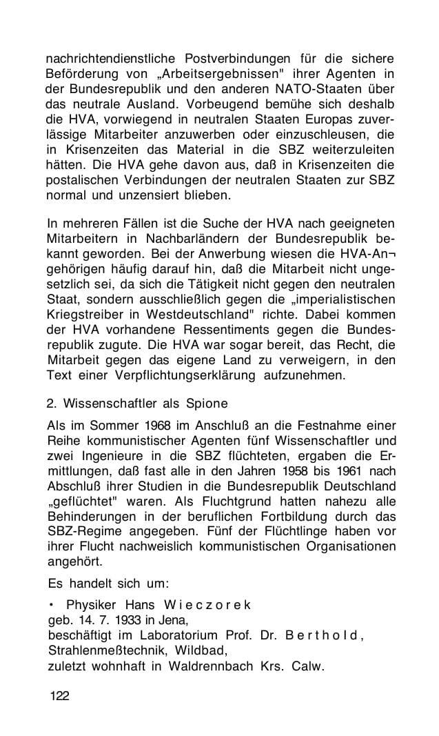 Seite 123 des Verfassungsschutzbericht 1968 Bund