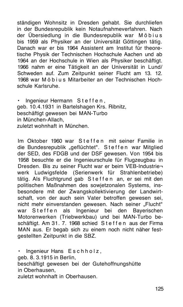 Seite 126 des Verfassungsschutzbericht 1968 Bund