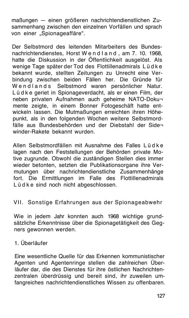 Seite 128 des Verfassungsschutzbericht 1968 Bund