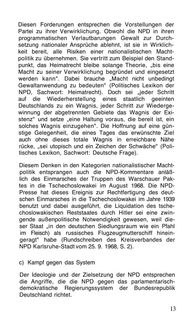Seite 14 des Verfassungsschutzbericht 1968 Bund
