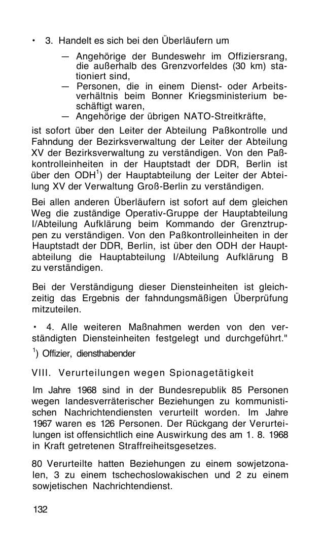 Seite 133 des Verfassungsschutzbericht 1968 Bund