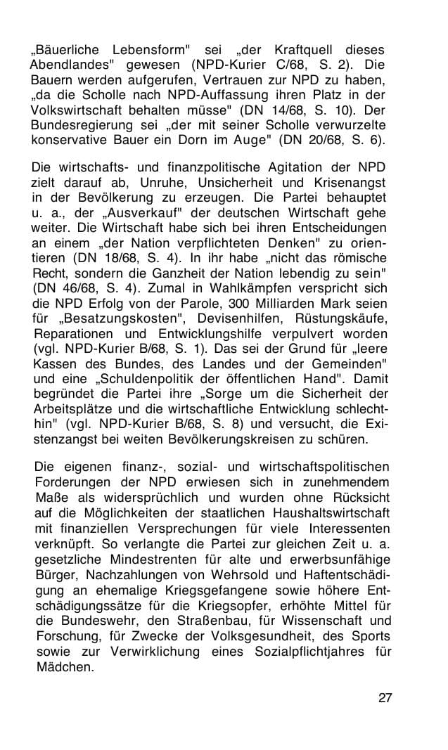Seite 28 des Verfassungsschutzbericht 1968 Bund