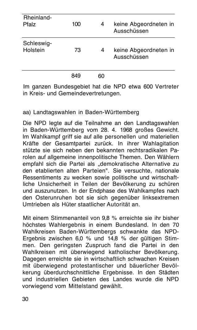 Seite 31 des Verfassungsschutzbericht 1968 Bund