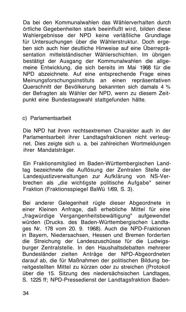 Seite 35 des Verfassungsschutzbericht 1968 Bund