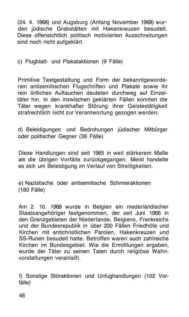 Seite 47 des Verfassungsschutzbericht 1968 Bund