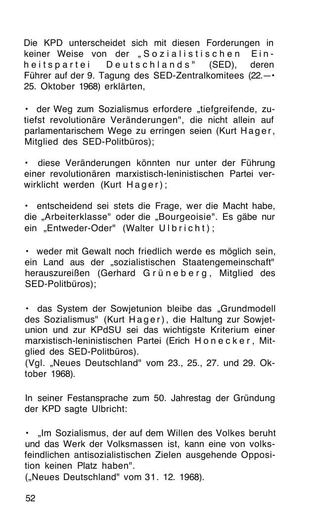 Seite 53 des Verfassungsschutzbericht 1968 Bund