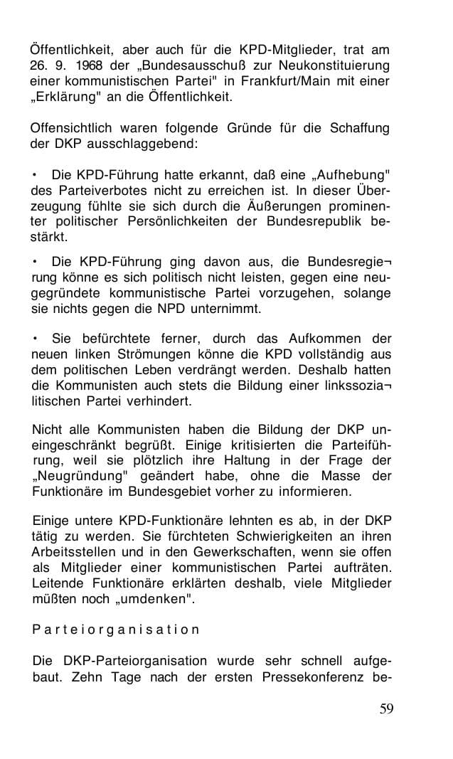 Seite 60 des Verfassungsschutzbericht 1968 Bund