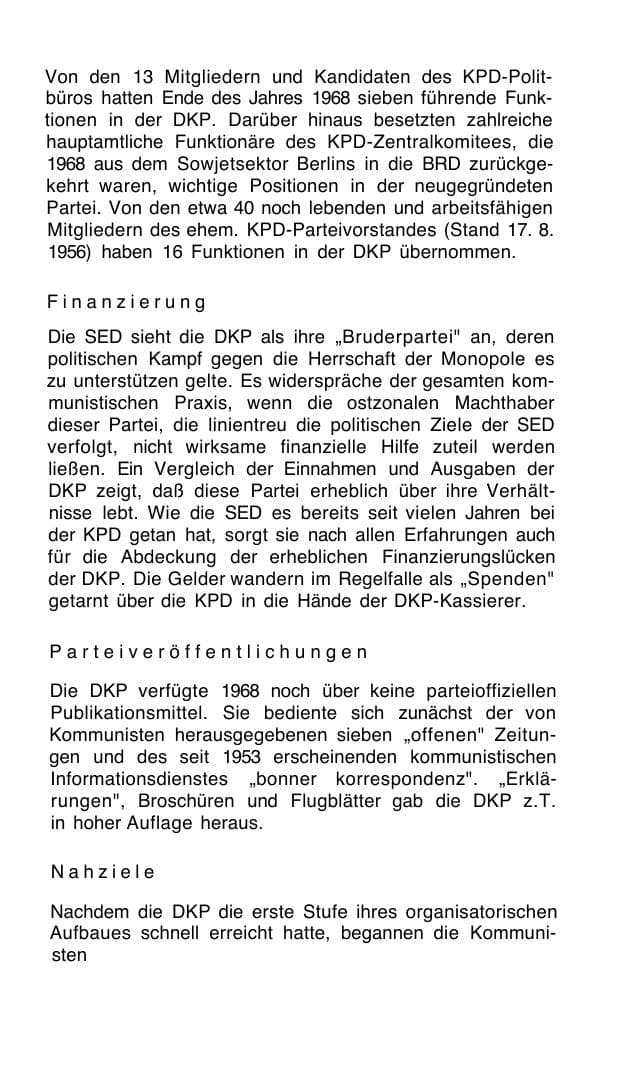 Seite 62 des Verfassungsschutzbericht 1968 Bund