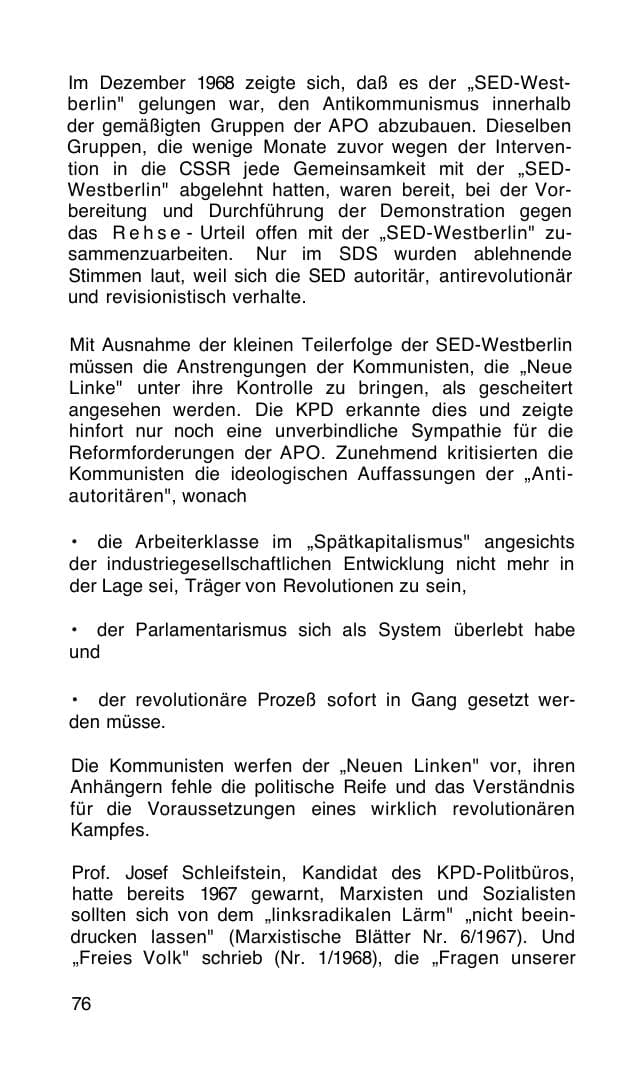 Seite 77 des Verfassungsschutzbericht 1968 Bund