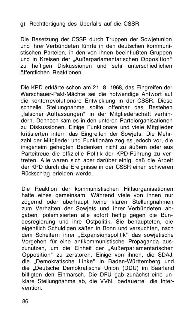 Seite 87 des Verfassungsschutzbericht 1968 Bund