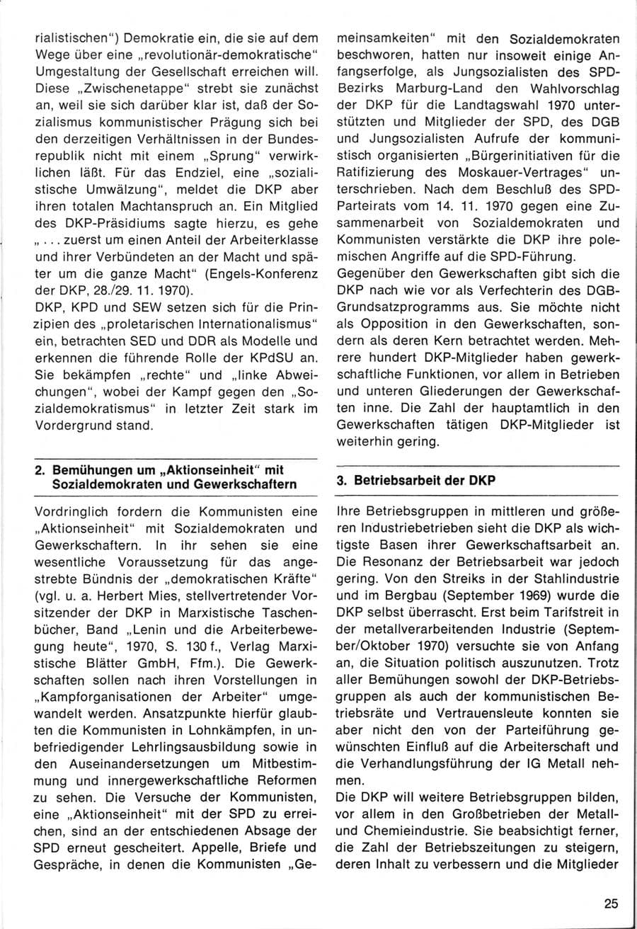 Seite 27 des Verfassungsschutzbericht 1970 Bund