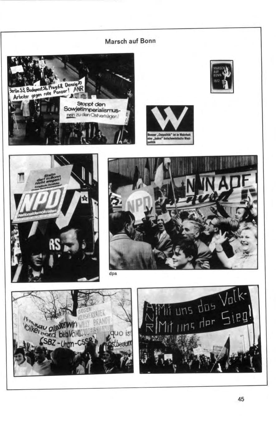 Seite 45 des Verfassungsschutzbericht 1972 Bund
