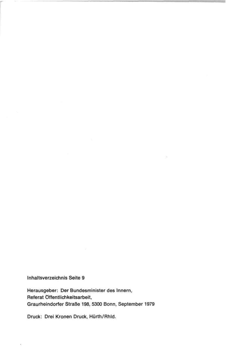 Seite 2 des Verfassungsschutzbericht 1978 Bund