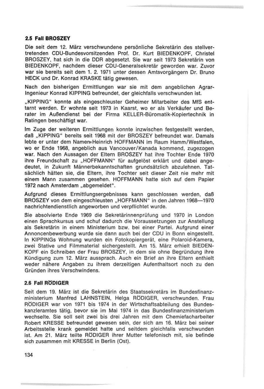 Seite 134 des Verfassungsschutzbericht 1978 Bund