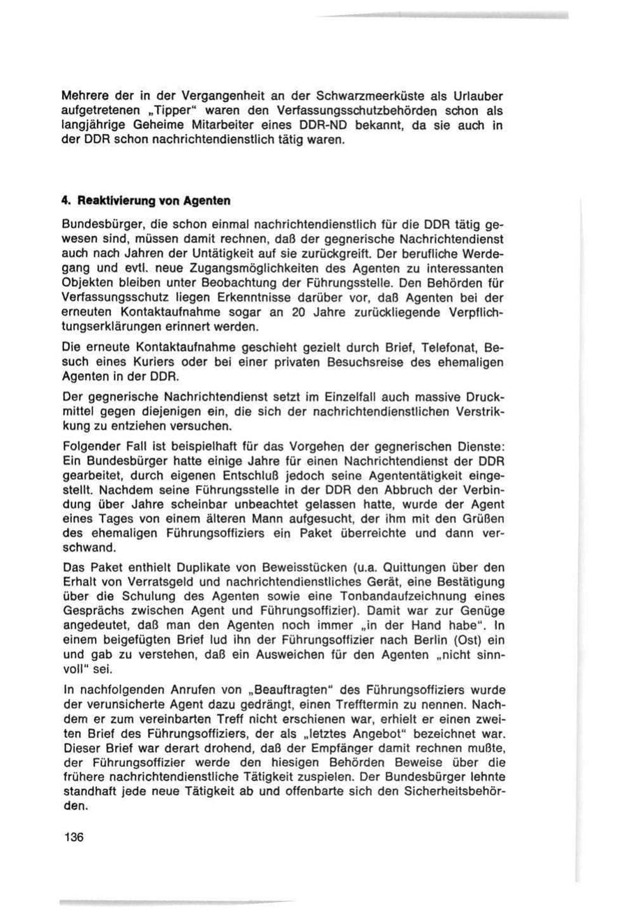 Seite 136 des Verfassungsschutzbericht 1978 Bund
