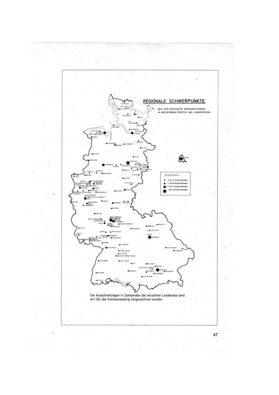 Seite 47 des Verfassungsschutzbericht 1979 Bund