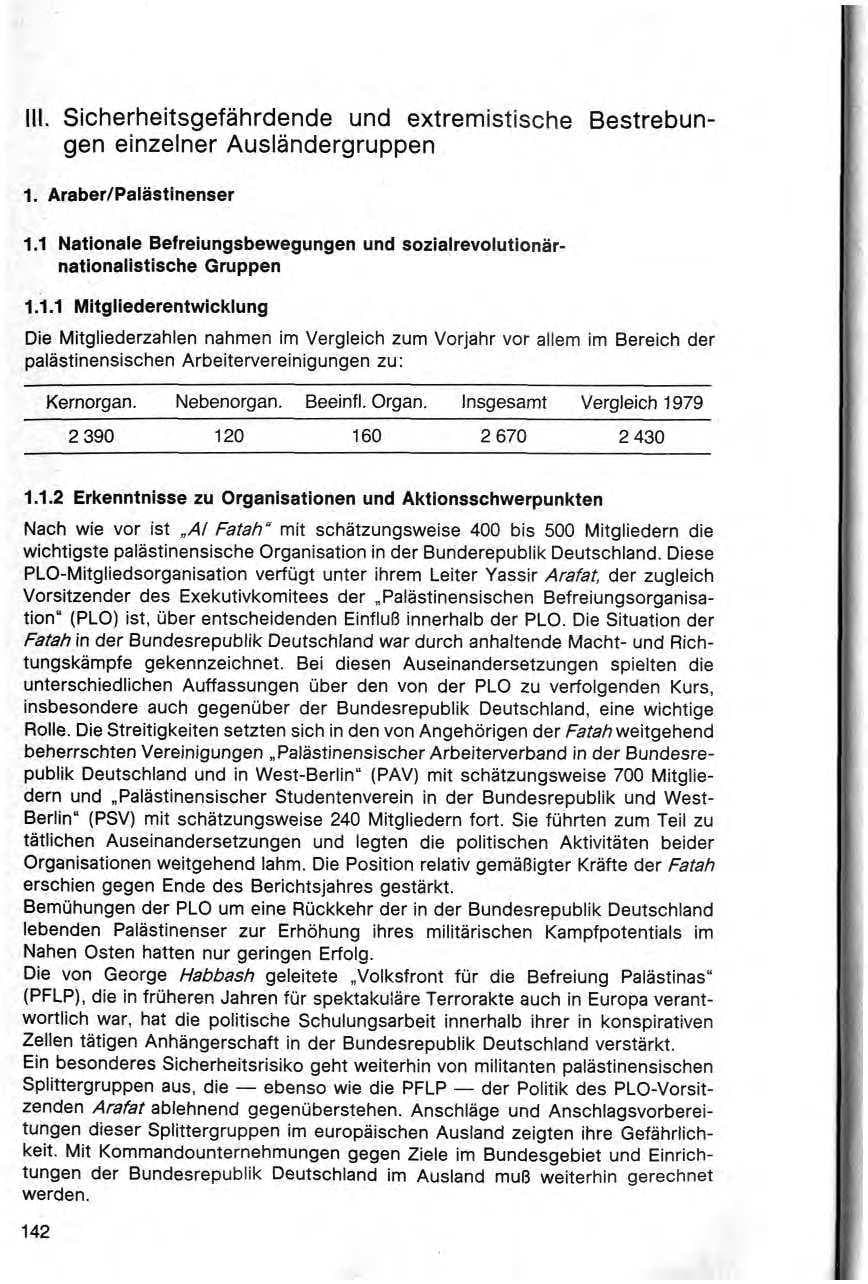 Seite 145 des Verfassungsschutzbericht 1980 Bund
