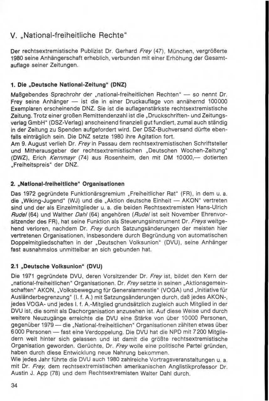 Seite 35 des Verfassungsschutzbericht 1980 Bund