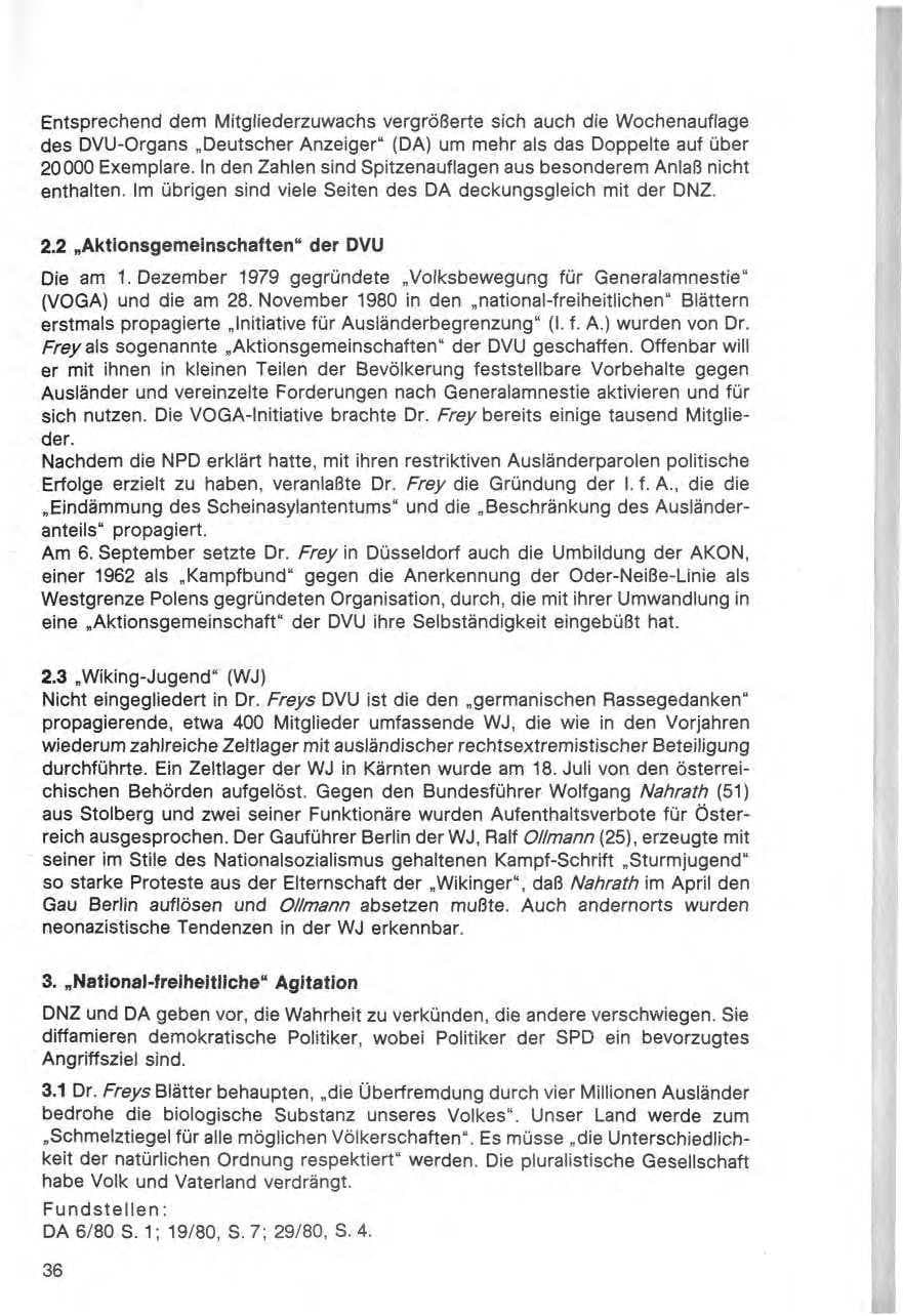 Seite 37 des Verfassungsschutzbericht 1980 Bund