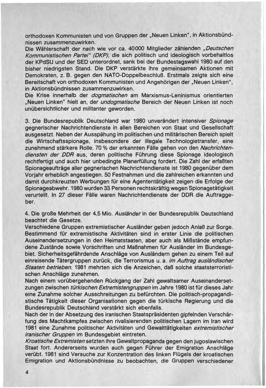 Seite 5 des Verfassungsschutzbericht 1980 Bund