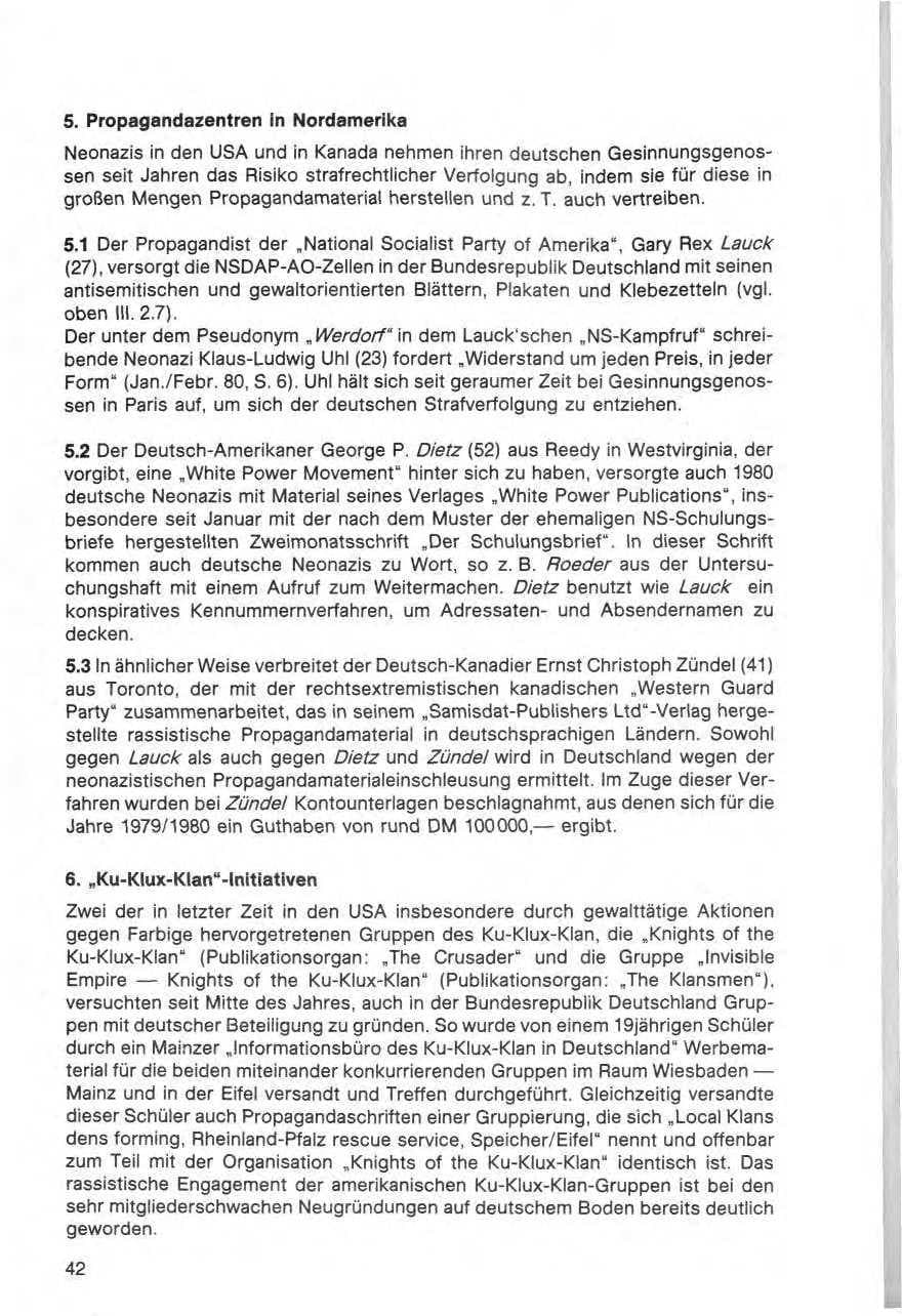 Seite 43 des Verfassungsschutzbericht 1980 Bund