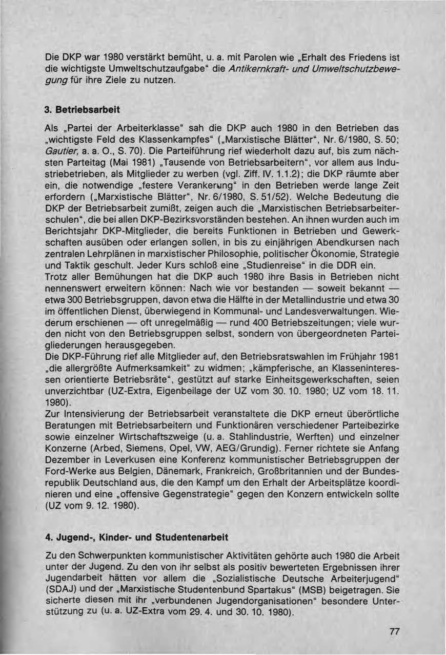 Seite 78 des Verfassungsschutzbericht 1980 Bund