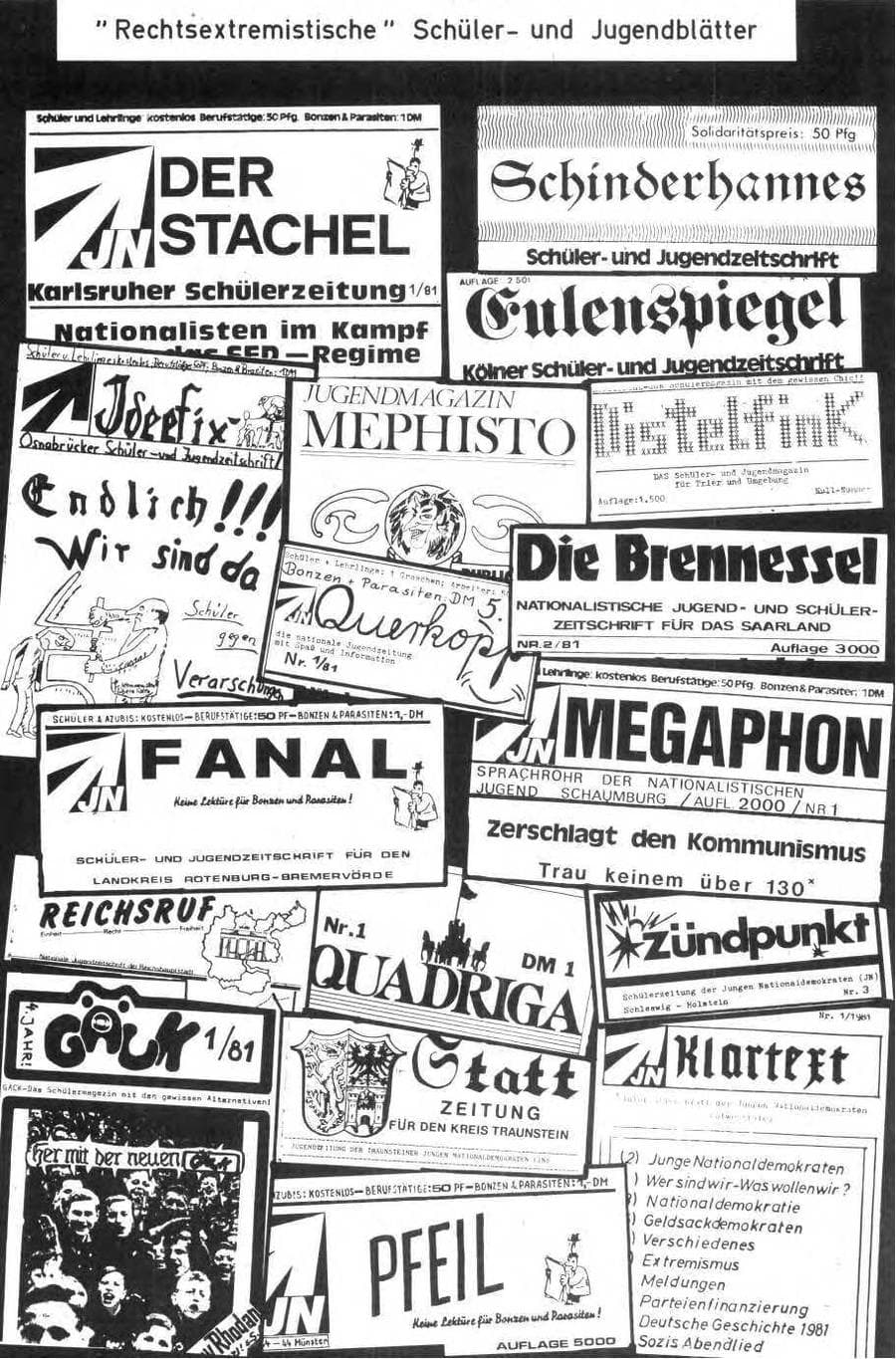 Seite 40 des Verfassungsschutzbericht 1981 Bund