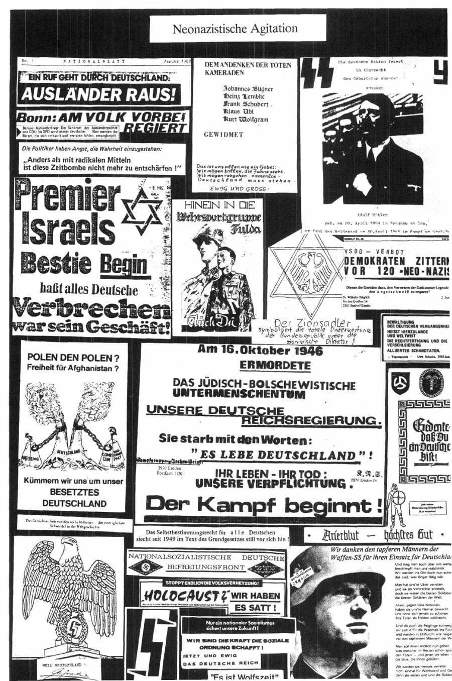 Seite 128 des Verfassungsschutzbericht 1982 Bund
