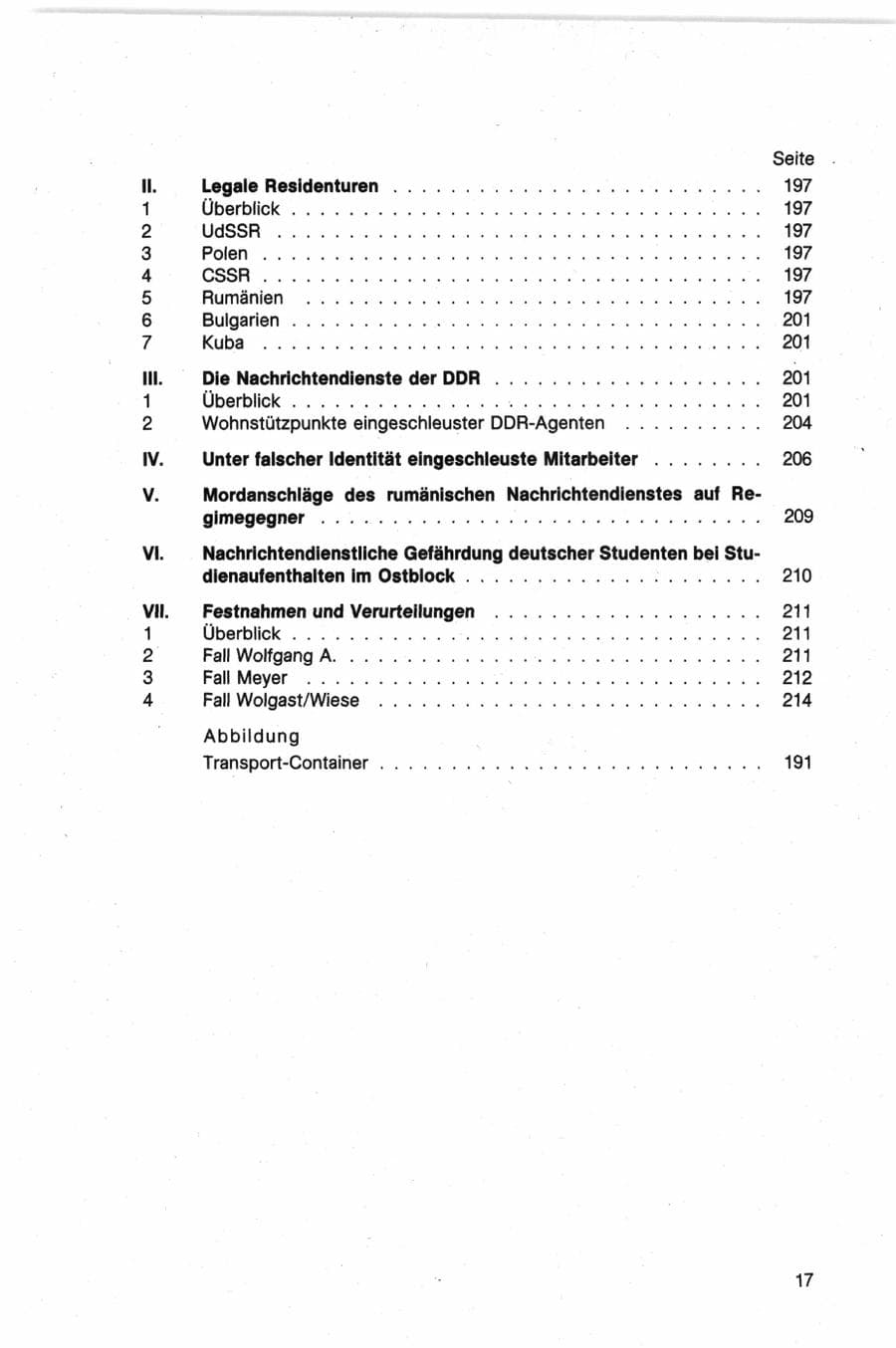 Seite 17 des Verfassungsschutzbericht 1982 Bund