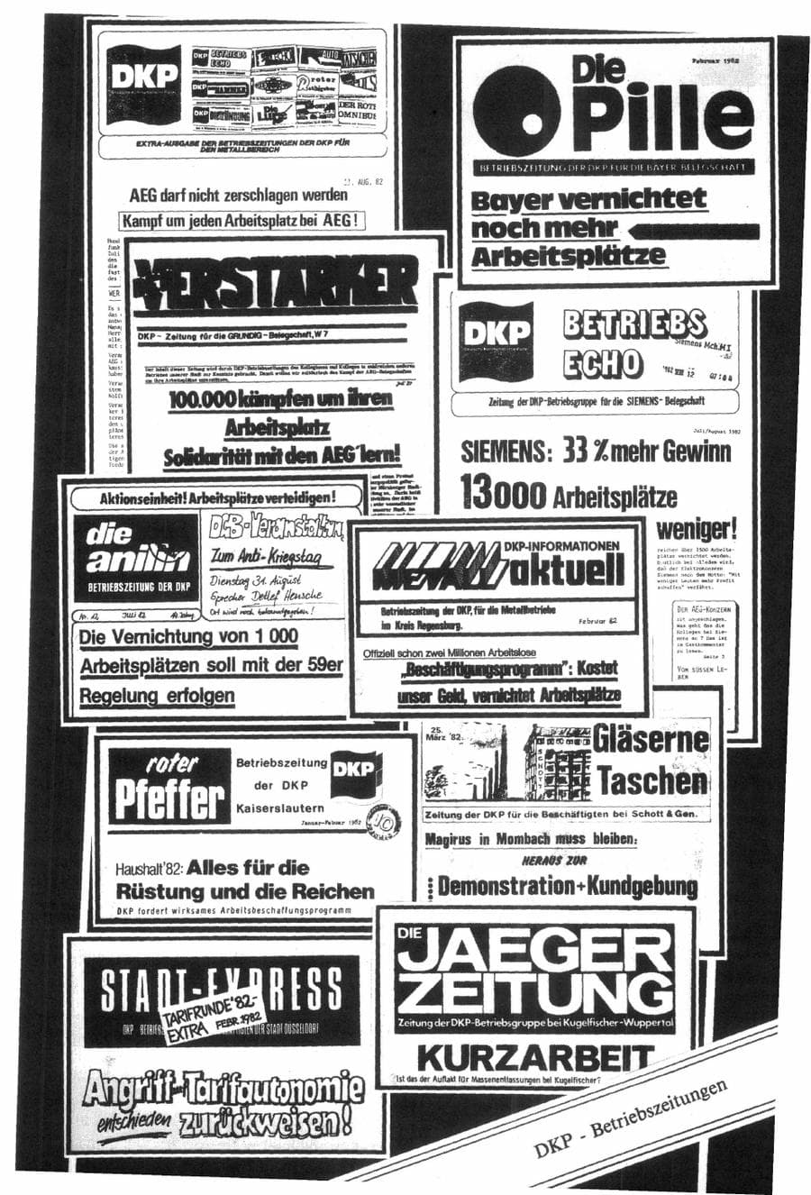 Seite 63 des Verfassungsschutzbericht 1982 Bund
