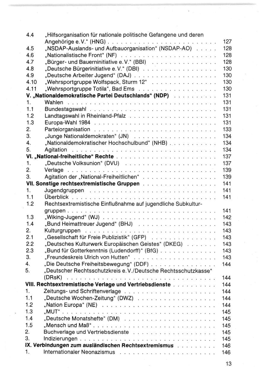 Seite 13 des Verfassungsschutzbericht 1983 Bund