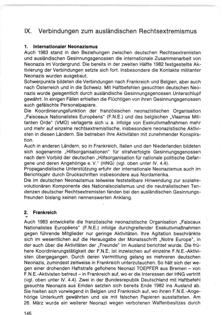 Seite 149 des Verfassungsschutzbericht 1983 Bund