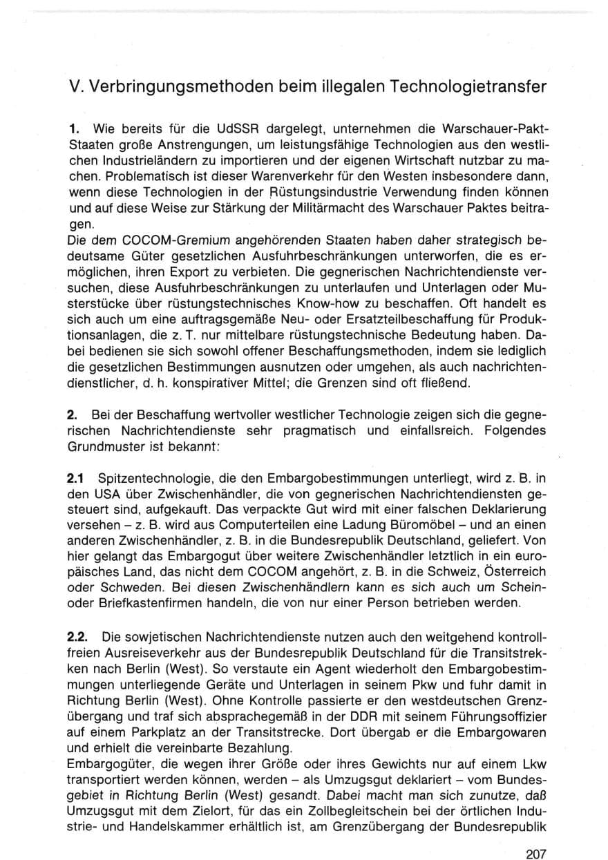Seite 210 des Verfassungsschutzbericht 1983 Bund