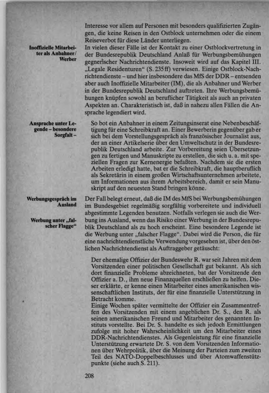 Seite 206 des Verfassungsschutzbericht 1984 Bund