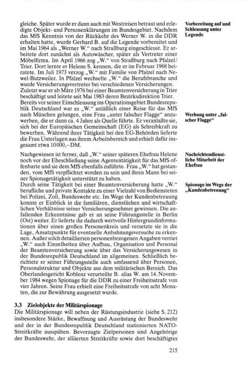 Seite 213 des Verfassungsschutzbericht 1984 Bund