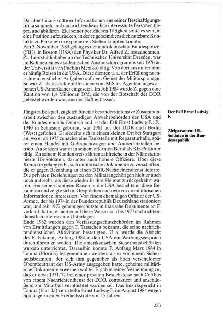 Seite 231 des Verfassungsschutzbericht 1984 Bund