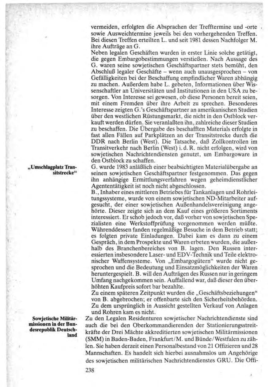 Seite 236 des Verfassungsschutzbericht 1984 Bund