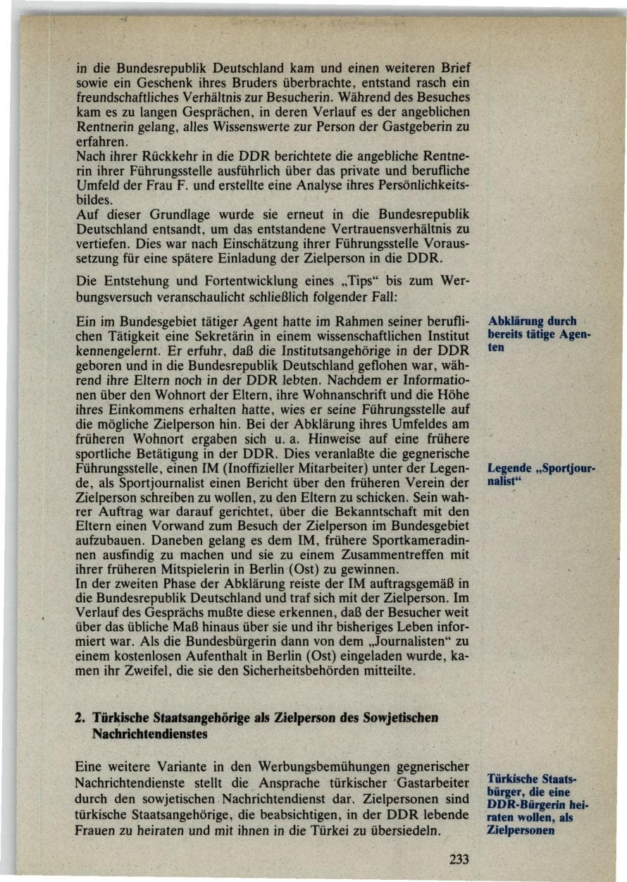 Seite 231 des Verfassungsschutzbericht 1985 Bund