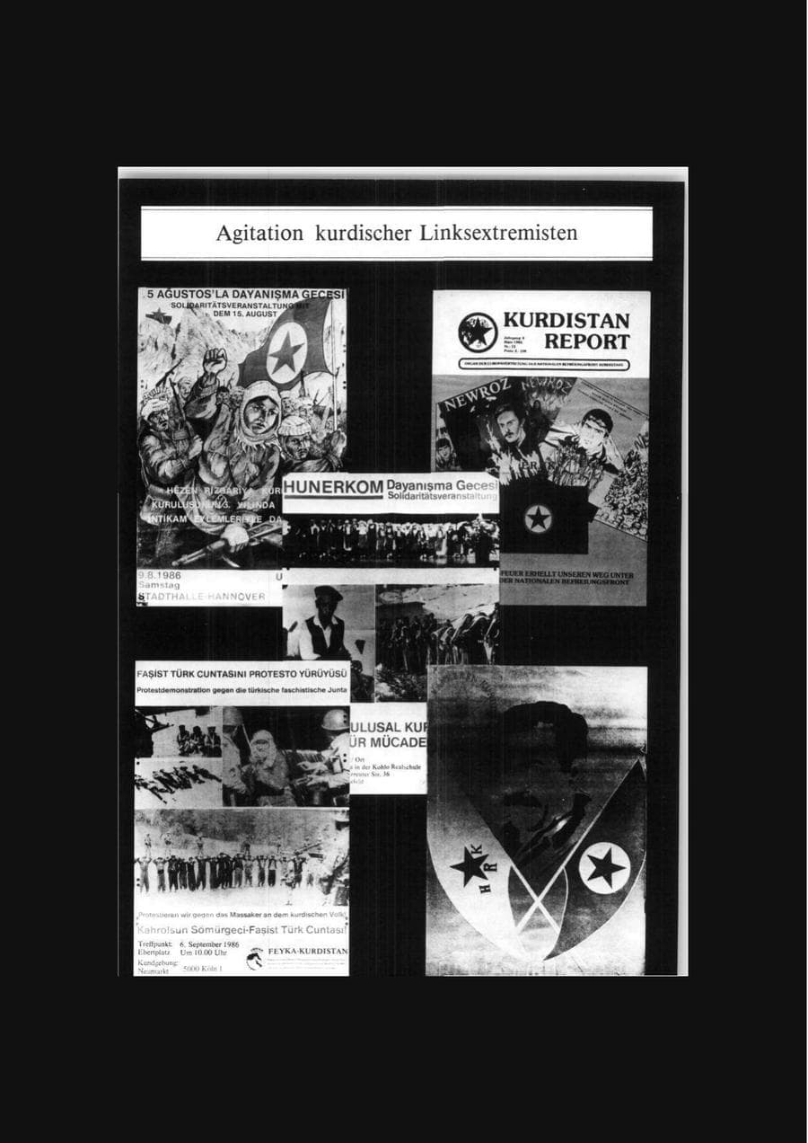 Seite 214 des Verfassungsschutzbericht 1986 Bund