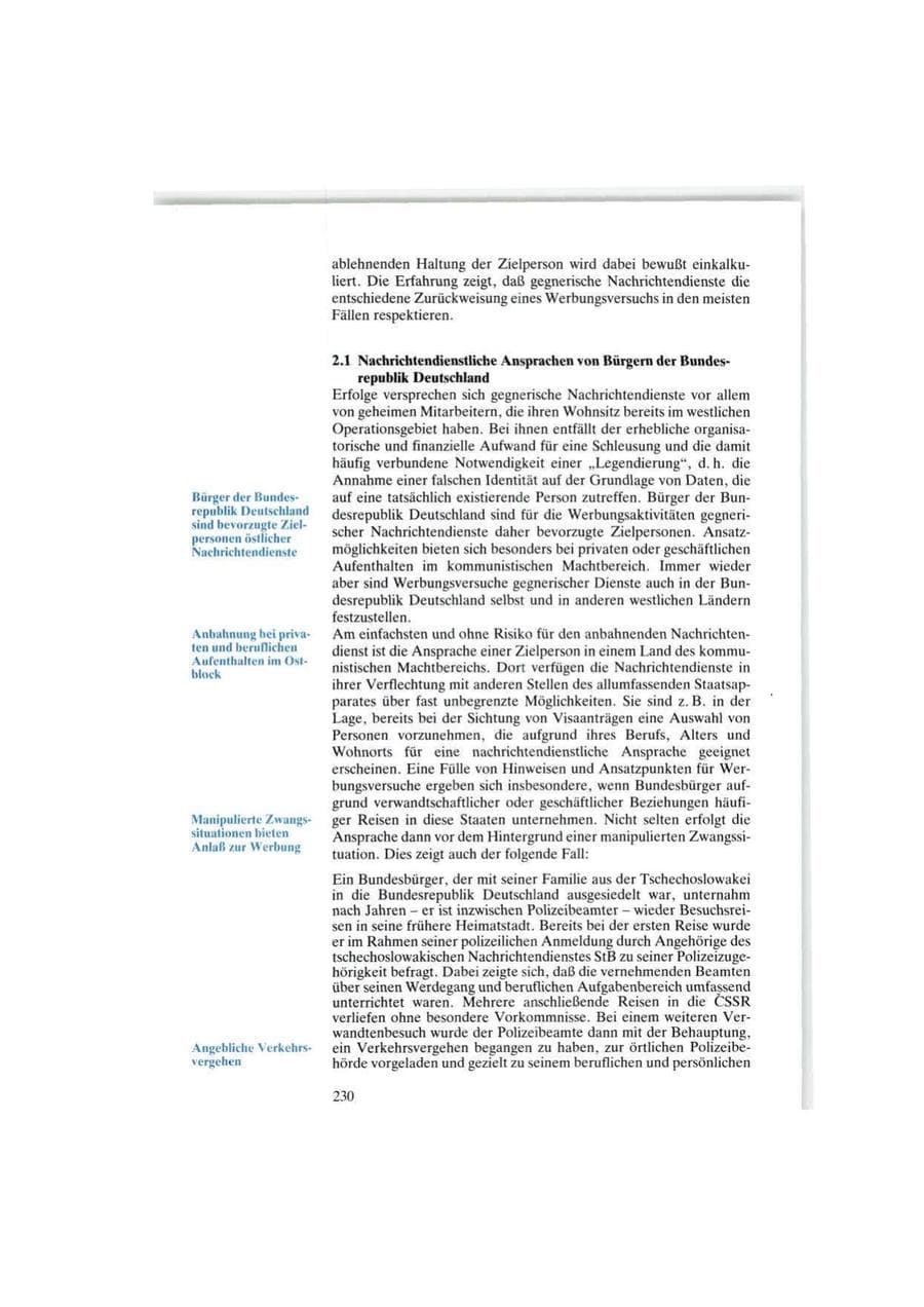 Seite 230 des Verfassungsschutzbericht 1986 Bund