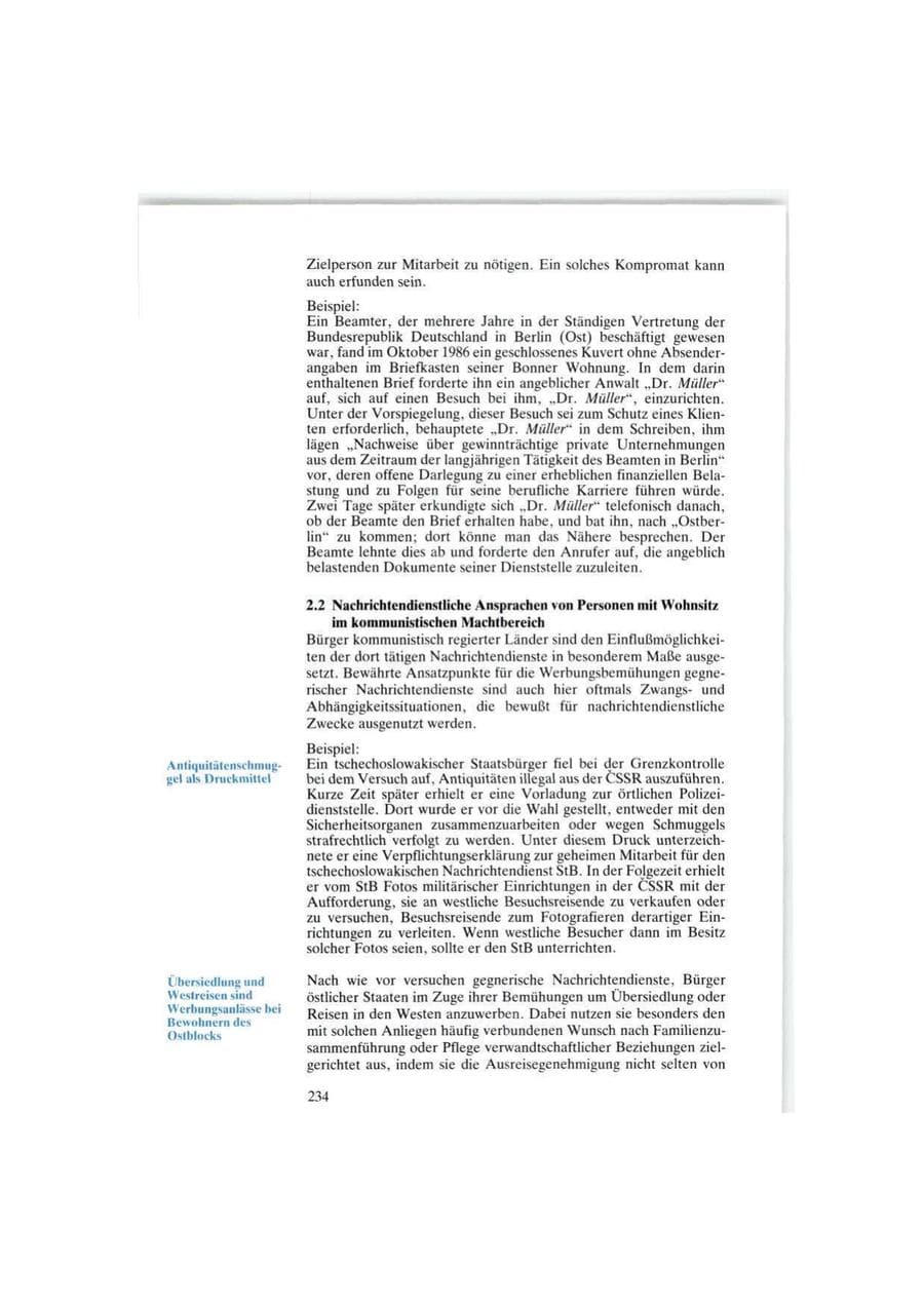 Seite 234 des Verfassungsschutzbericht 1986 Bund
