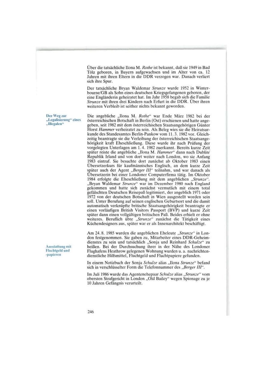 Seite 246 des Verfassungsschutzbericht 1986 Bund