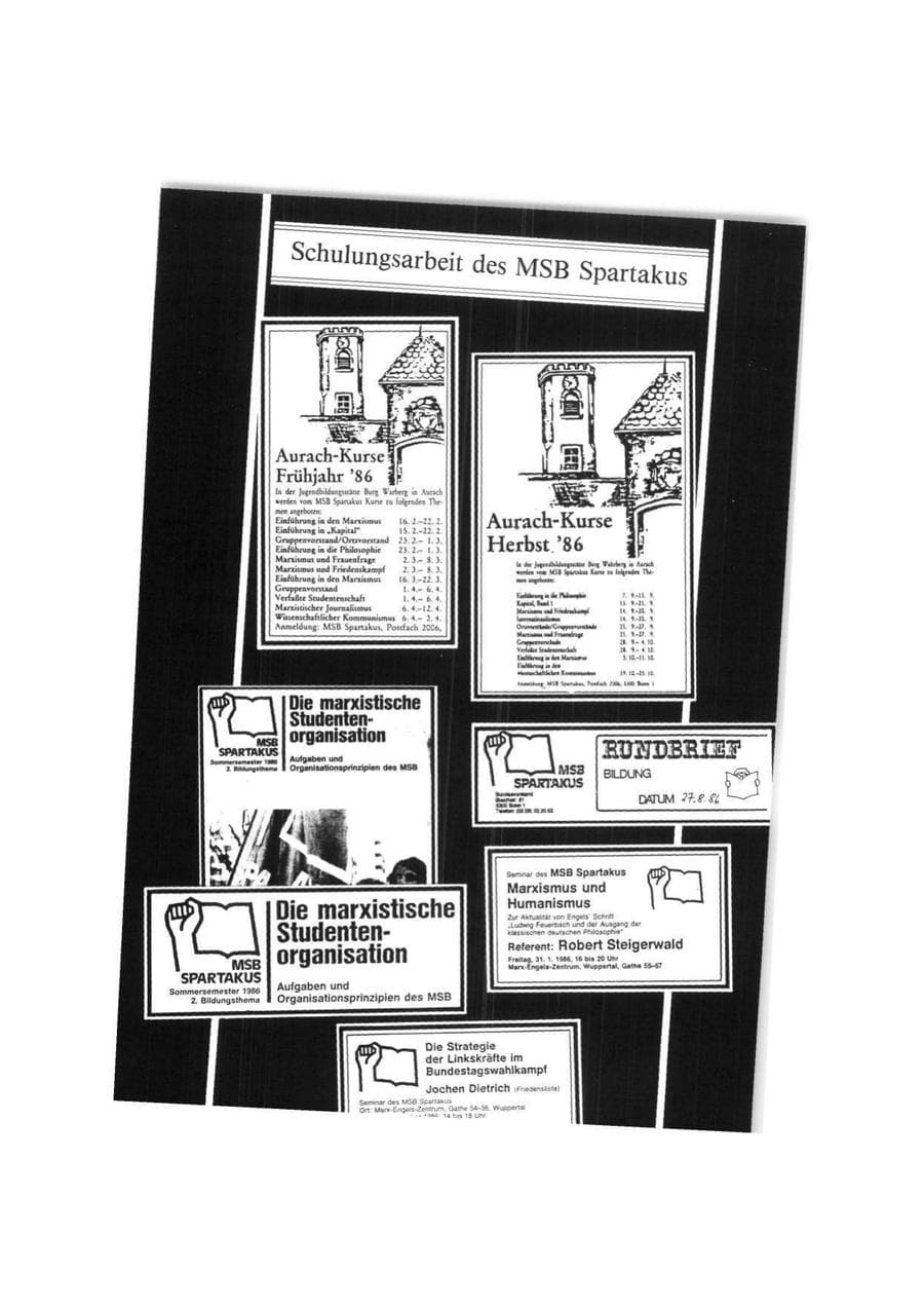 Seite 54 des Verfassungsschutzbericht 1986 Bund