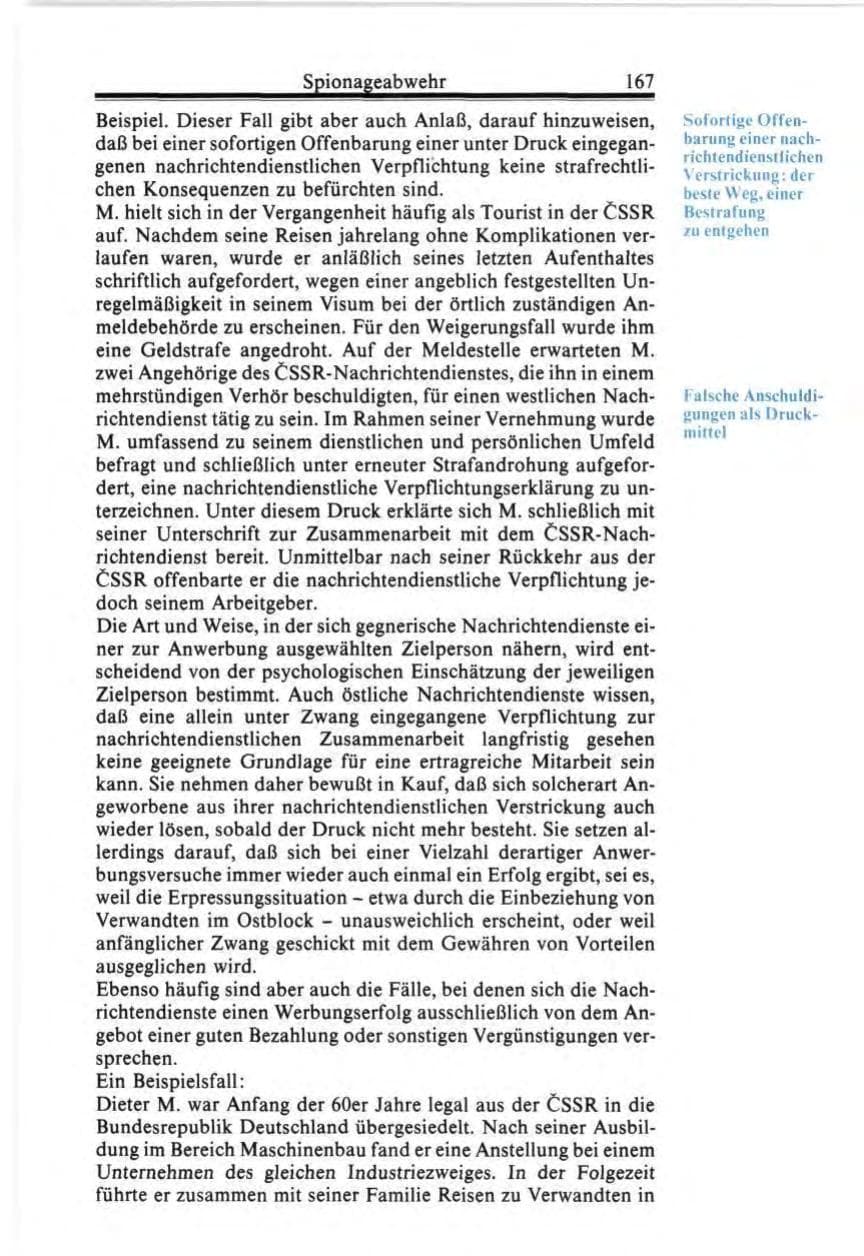 Seite 167 des Verfassungsschutzbericht 1987 Bund