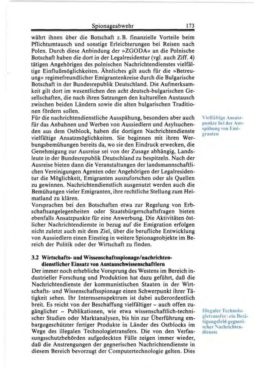 Seite 173 des Verfassungsschutzbericht 1987 Bund