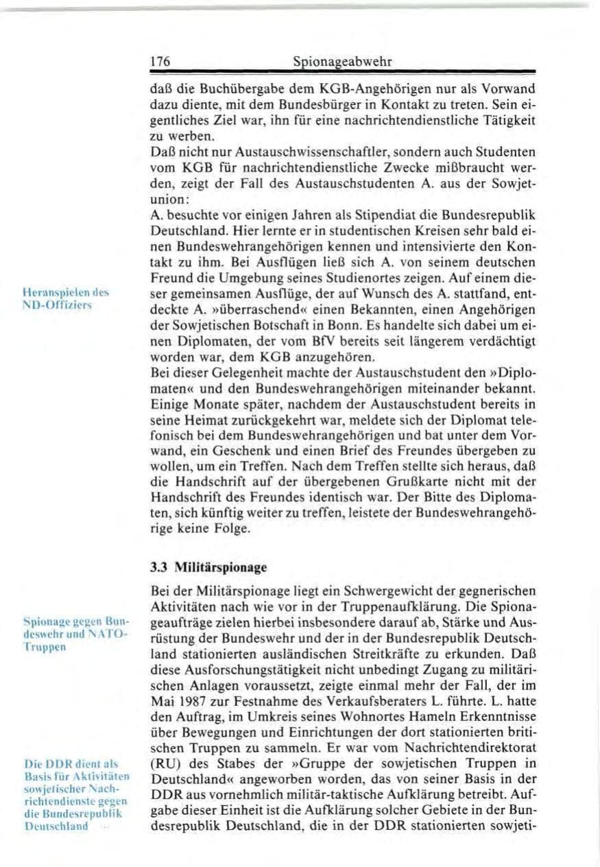 Seite 176 des Verfassungsschutzbericht 1987 Bund